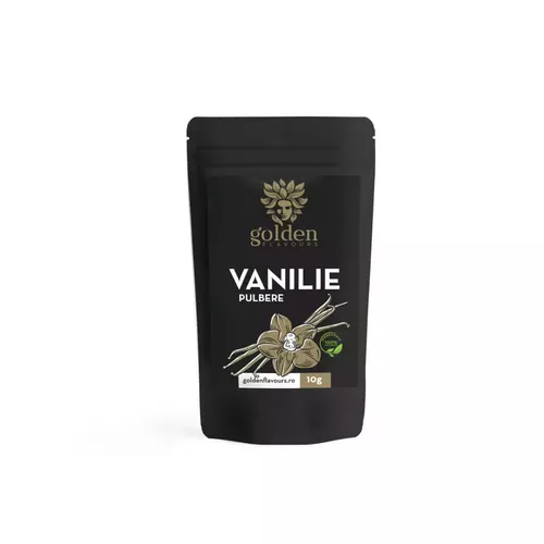 Vanilie Pulbere 100% Naturala, 10g | Golden Flavours