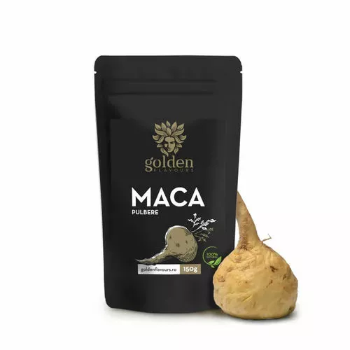 Maca Pulbere 100% Naturala, 150g Eco| Golden Flavours