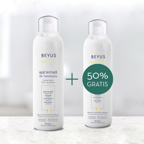 Pachet Apă Termală 1 + 50% Reducere, 150ml | Beyus