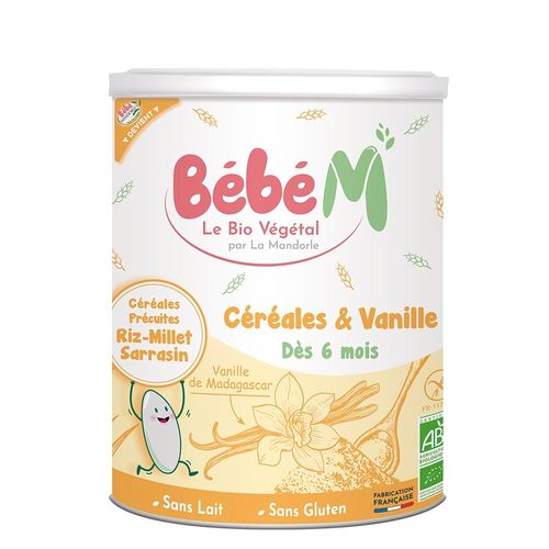 Cereale cu Vanilie Pentru Bebeluși – de la 6 luni, 400g | La Mandorle La Mandorle imagine noua reduceri 2022