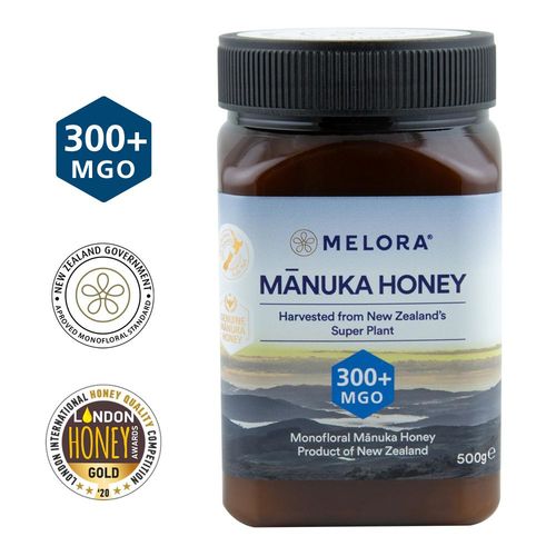 Miere de Manuka, MGO 300+ Noua Zeelandă Naturală, 500 g | MELORA Melora