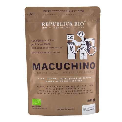 Macuchino, Pulbere Funcțională, 200g ECO| Republica BIO