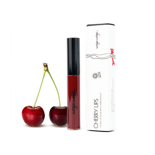 Cherry Lips: Gloss de buze natural cu extract de cirese | Uoga Uoga Uoga Uoga imagine noua reduceri 2022