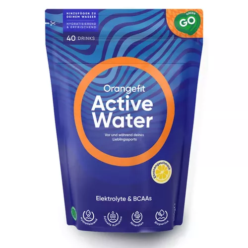 Active Water – Apă cu electroliți, aromă de lămâie – 300g | Orangefit Pret Mic Orangefit imagine noua