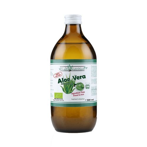 Suc de Aloe Vera 100% Pur, Bio, 500ml | Health Nutrition Health Nutrition Health Nutrition imagine 2022