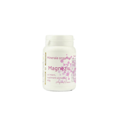 Magneziu Organic, 40g | Aquanano imagine 2021 AquaNano