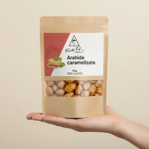 Arahide caramelizate, 125g | Dacica Fel de Fel