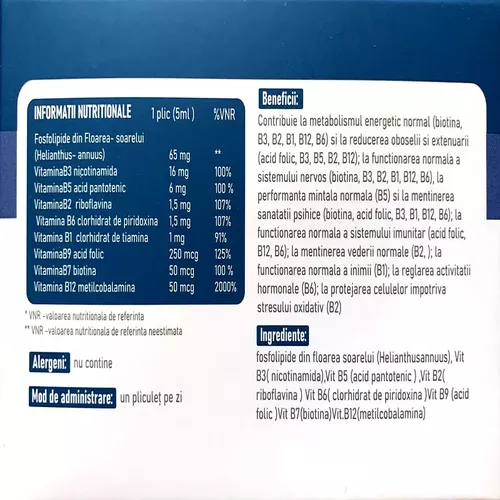 B-Complex Lipozomal 30 plicuri | Liporom