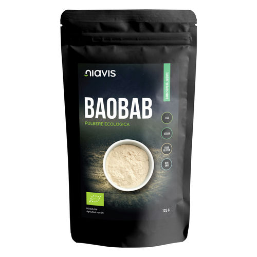 Baobab Pulbere Ecologică/Bio 125g | Niavis NIAVIS