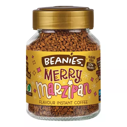 Cafea Instant cu Aromă de Marțipan - Merry Marzipan, 50g | Beanies