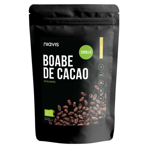 Boabe de Cacao întregi 250g ECO| Niavis Niavis Cafea, cacao și ciocolată caldă