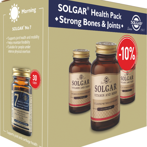 Solgar Health Pack Strong Bones and Joints Pret Mic Solgar imagine noua
