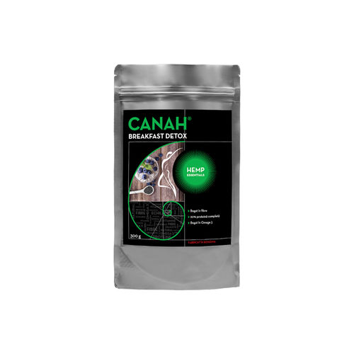 Breakfast Detox – ACTIVE Colon – Fibre din semințe de cânepă, 300g | Canah 300g Pudre şi Pulberi