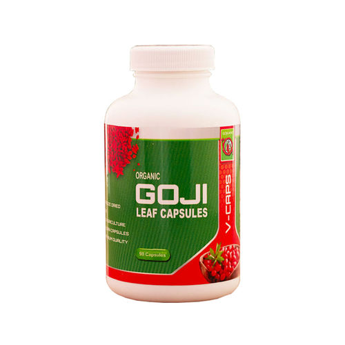 Capsule din frunze de Goji liofilizate, Vegan, 90 capsule, 500 mg/capsula ECO| Gojiland