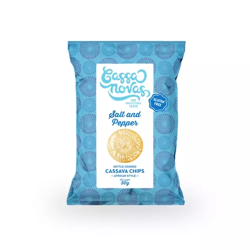 Chips de tapioca cu gust de sare și piper, 60g | cassanovas