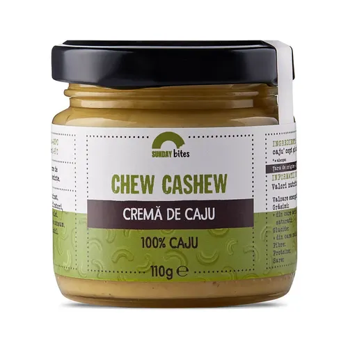 Chew Cashew – Crema De Caju, 100% Naturala | Sunday Bites
