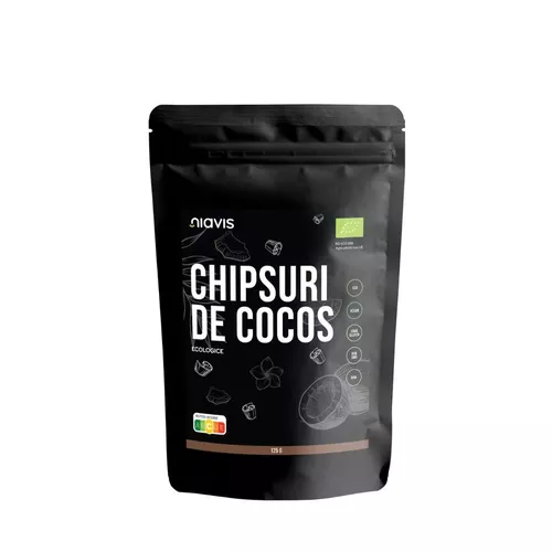 Chipsuri de Cocos Raw 125g ECO | Niavis 125g imagine 2022
