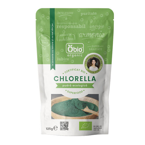 Chlorella pulbere eco, 125g | Obio Obio Pudre şi Pulberi