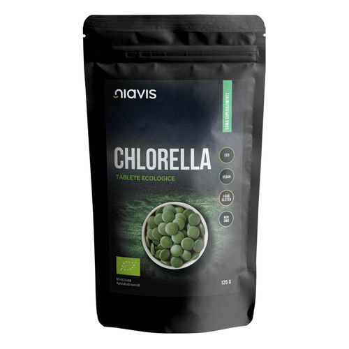 Chlorella Tablete Ecologice/Bio 125g | Niavis Niavis imagine noua