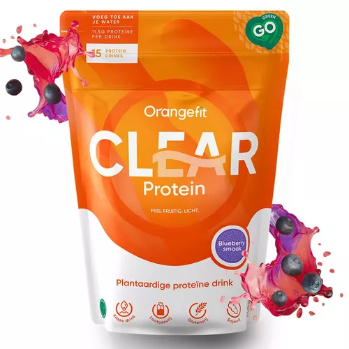 Clear Protein – Proteină vegetală cu aromă de afine, 240g | Orangefit Pret Mic Orangefit imagine noua