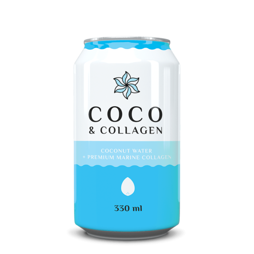 Coco Colagen - Apă de Cocos Naturală cu Colagen, 330ml | Diet-Food