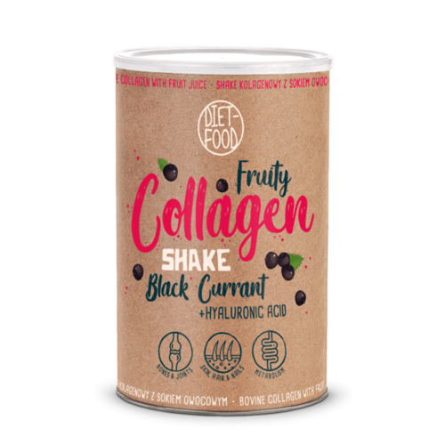 Fruity Collagen Shake – Coacăze Negre, 300g | Diet-Food Diet Food Vitamine si minerale