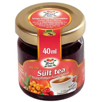 Ceai Copt cu Miere, Merișoare și Cătină, 40ml | Fruit Tea
