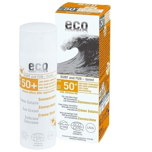 Cremă Bio cu Protecție Solară FPS50+ Extra-Rezistentă la apă – SURF & FUN, 50ml | Eco Cosmetics Eco Cosmetics Eco Cosmetics