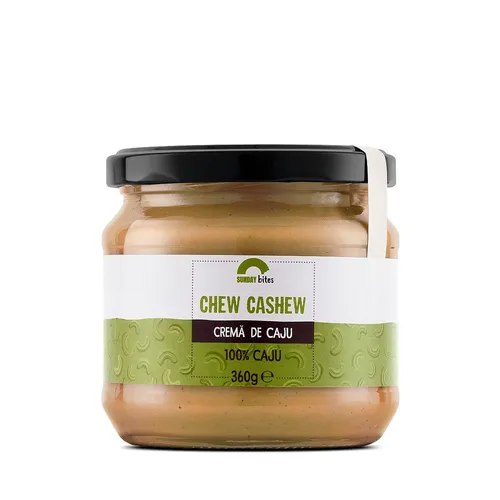 Chew Cashew – Cremă de Caju, 100% naturală, 360g | Sunday bites