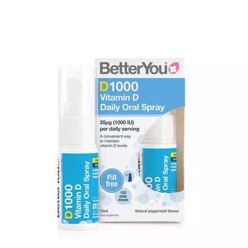 D1000 Vitamin D Oral Spray, 15ml | BetterYou Pret Mic BetterYou imagine noua