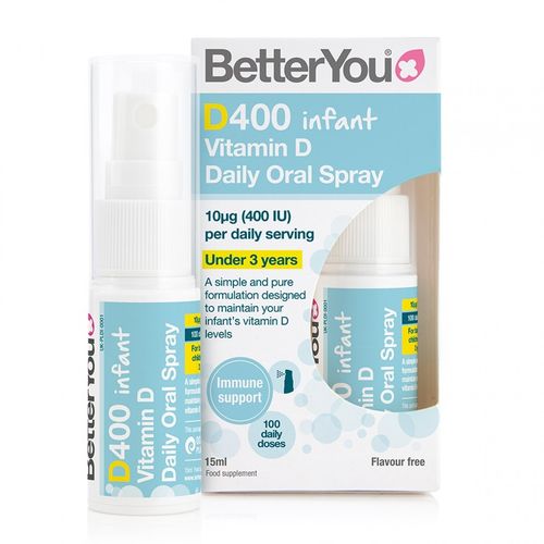 D400 Infant Vitamin D Oral Spray, 15ml | BetterYou