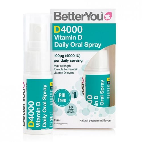 D4000 Vitamin D Oral Spray, 15ml | BetterYou 15ml imagine noua marillys.ro