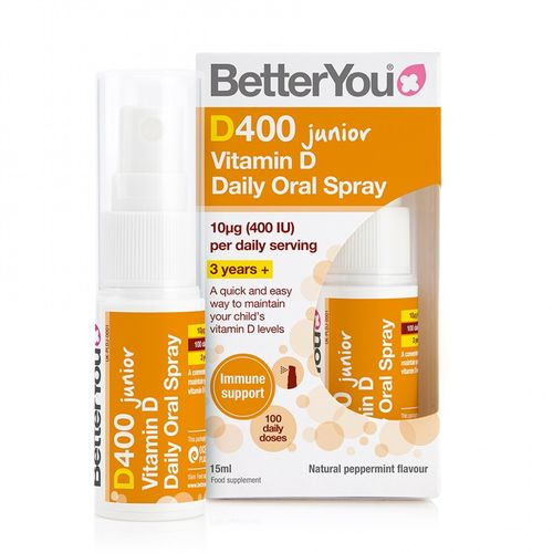 D400 Junior Vitamin D Oral Spray, 15ml | BetterYou 15ml imagine noua marillys.ro
