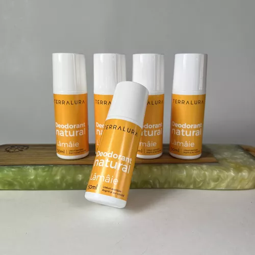 Pachet VEDETĂ Deodorant natural roll-on Lămâie 4+1 CADOU | Terralura 