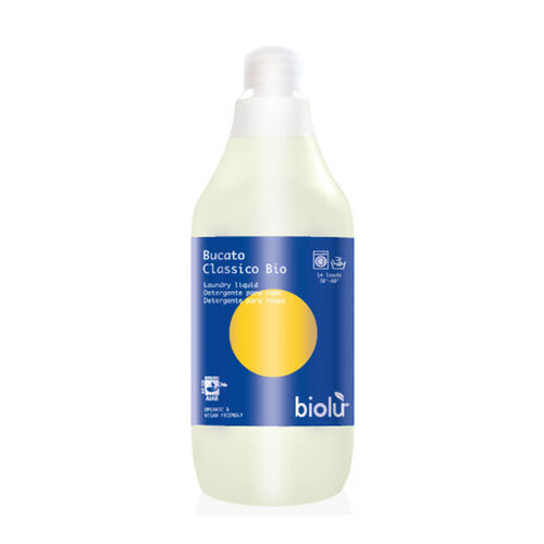 Detergent ecologic lichid pentru rufe albe si colorate cu lamaie, 1l | Biolu BIOLU