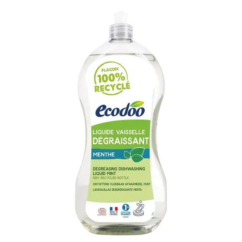 Detergent Bio Vase Ultradegresant Cu Otet Si Menta, 1000ml | Ecodoo