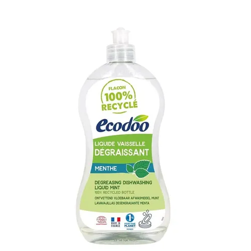 Detergent Bio Vase Ultradegresant Cu Otet Si Menta, 500ml | Ecodoo