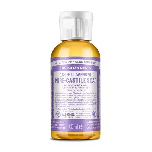 Săpun lichid Organic de Castilia 18-in-1, Lavandă | Dr.Bronner\'s
