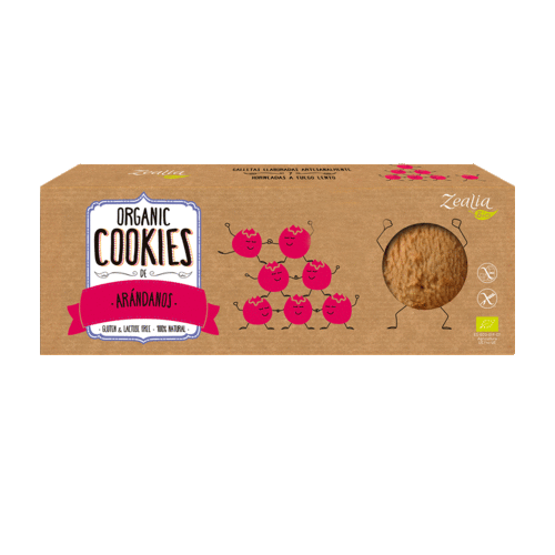 Cookies cu merisoare 135 g, bio, fara gluten | Zealia viataverdeviu.ro viataverdeviu.ro