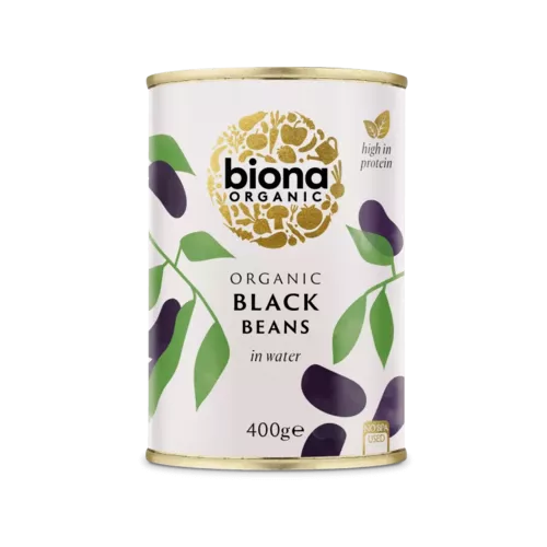 Fasole Neagra Boabe Conserva Eco, 400g | Biona