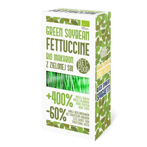 Paste Fettuccine din Soia Verde Bio, 200g | Diet-Food Diet-Food