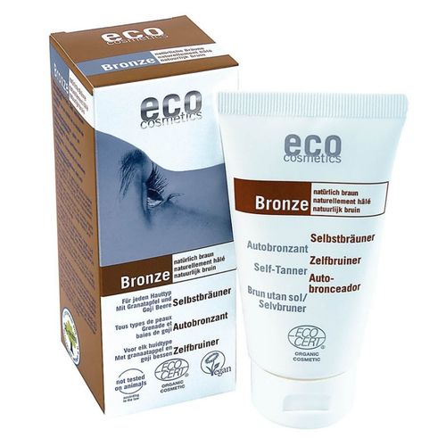Fluid Autobronzant Bio Pentru Față și Corp cu Rodie și Extract de Goji, 75ml | Eco Cosmetics 75ml imagine noua marillys.ro