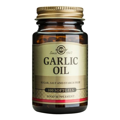 Garlic Oil (Ulei de Usturoi), 100 capsule moi | Solgar SOLGAR