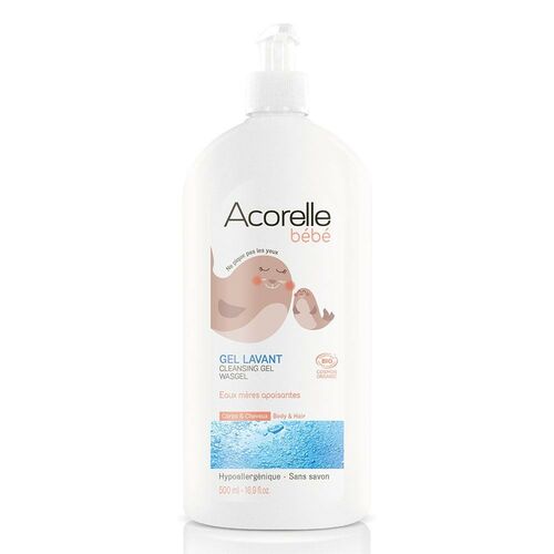 Gel curățare bebeluși cu concentrat de apă termală, 500ml | Acorelle Acorelle Cosmetice Copii