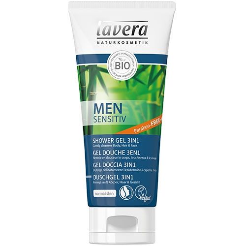 Gel de Curățare 3în1 Păr, Ten, Corp Pentru Bărbați, 200ml | Lavera Lavera Igiena