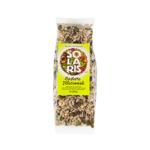 Gustare Delicioasă – Amestec de Semințe, 150g | Solaris 150g Seminţe şi Nuci