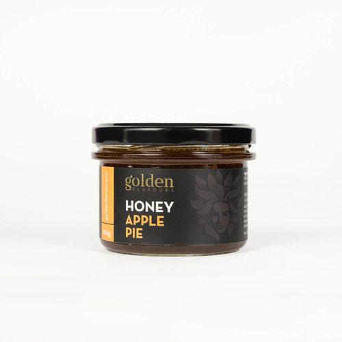 Miere Bio cu măr și scorțișoară APPLE PIE, 260g | Golden Flavours Golden Flavours imagine noua reduceri 2022