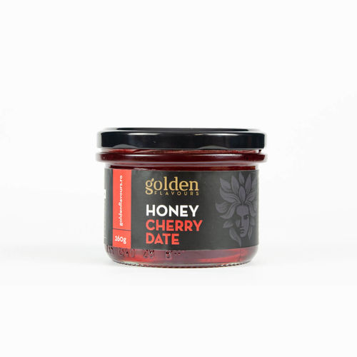 Miere cu cireșe CHERRY DATE, 260g ECO | Golden Flavours