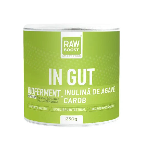 In Gut, bioferment prebiotic pentru un microbiom sănătos, 250g | Rawboost