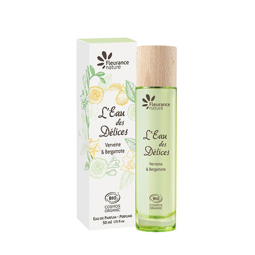 L’Eau des Délices Verbină și Bergamotă – apă de parfum bio, 50ml | Fleurance Nature Fleurance Nature Accesorii Cosmetice